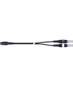 CAVO PROFESSIONALE AUDIO MINI JACK / 2 JACK QUIKLOK AD/30-3K