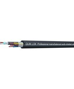 BOBINA CAVO PER CASSE ATTIVE PHONO-RETE XLR/SPINA 100m QUIKLOK CA/836 (PREZZO AL METRO)