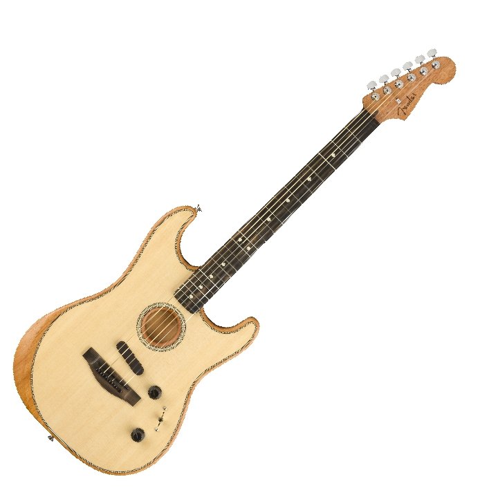 CHITARRA ACUSTICA FENDER American Acoustasonic Stratocaster Ebony Fingerboard Natural
