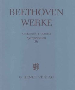 LIBRO Symphonies III di Ludwig van Beethoven