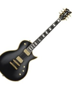 CHITARRA ELETTRICA ESP E-II Eclipse DB - Vintage Black - c/astuccio