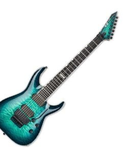 CHITARRA ELETTRICA ESP E-II Horizon FR-7 - Black Turquoise Burst - 7 corde - c/astuccio