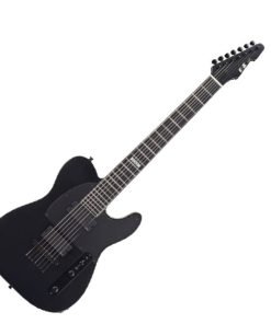 CHITARRA ELETTRICA ESP E-II T-B7 Baritone - Black Satin - c/astuccio
