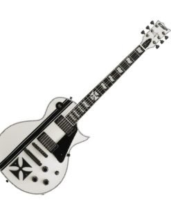 CHITARRA ELETTRICA ESP Iron Cross - Snow White - c/astuccio