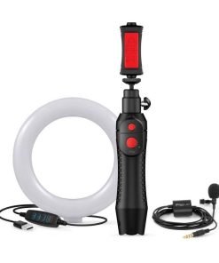BUNDLE IK MULTIMEDIA iRig Video Creator Bundle Kit Video Streaming Microfono/Stand/Luce