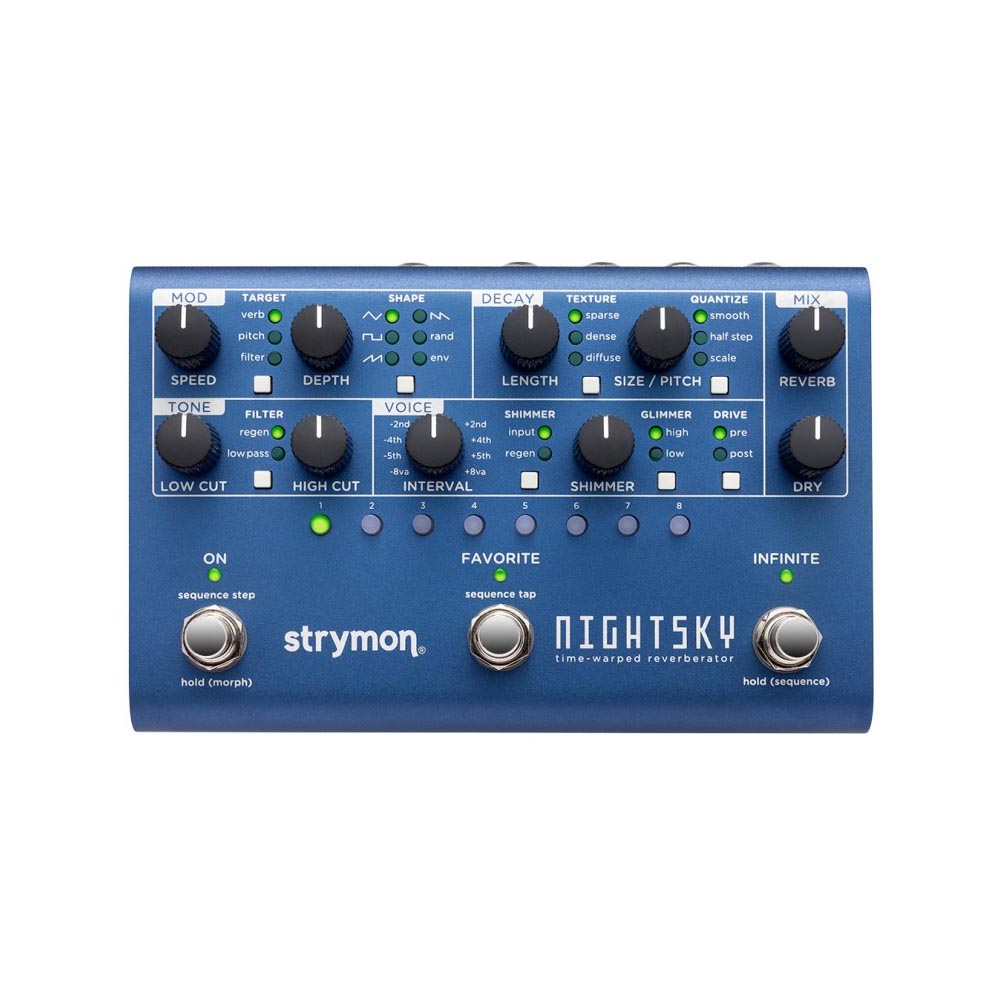 PEDALE EFFETTO PER CHITARRA STRYMON NightSky