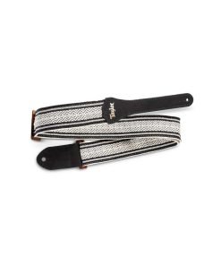 TRACOLLA PER CHITARRA ACUSTICA Taylor Jacquard Cotton 2" Guitar Strap White/Black