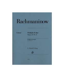 LIBRO Prélude In D Op.23 No.4 Di Sergei Rachmaninov
