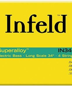 CORDIERA PER BASSO ELETTRICO 4 CORDE THOMASTIK INFELD SUPERALLOY IN344 ROUND WOUND
