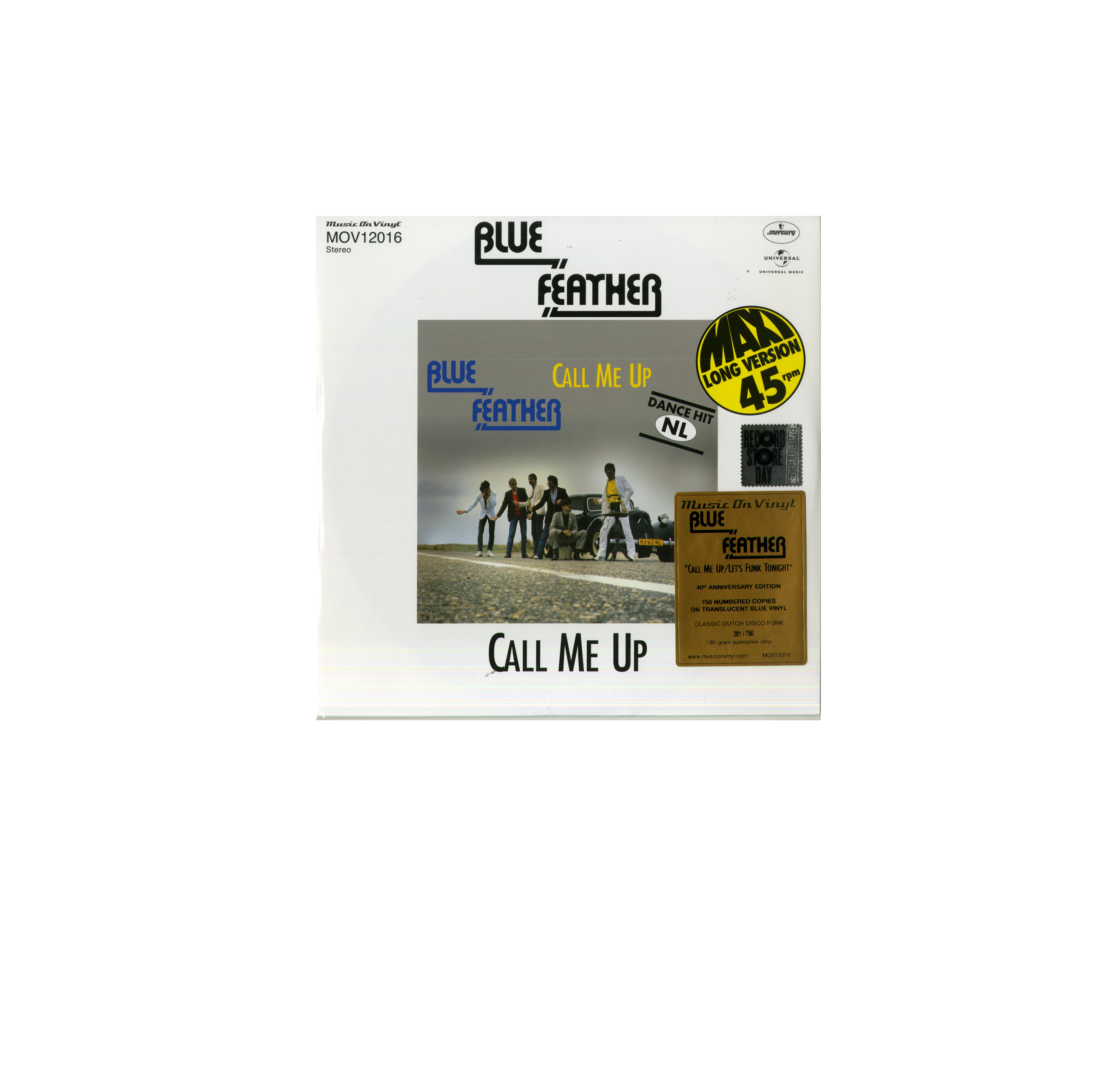 VINILE BLUE FEATHER Call Me Up/Let'S Funk Tonight (12" Coloured Vinyl) (RSD 2021)