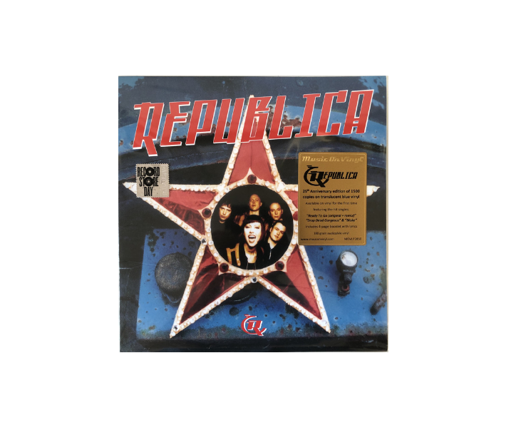 VINILE REPUBLICA REPUBLICA -BLUE COLOURED - 180GR/DELUXE SLEEVE/BOOKLET/1500 CPS BLUE VINYL RSD 2021