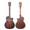 CHITARRA ACUSTICA D'ANGELICO Premier Fulton Ls Aged Mahogany