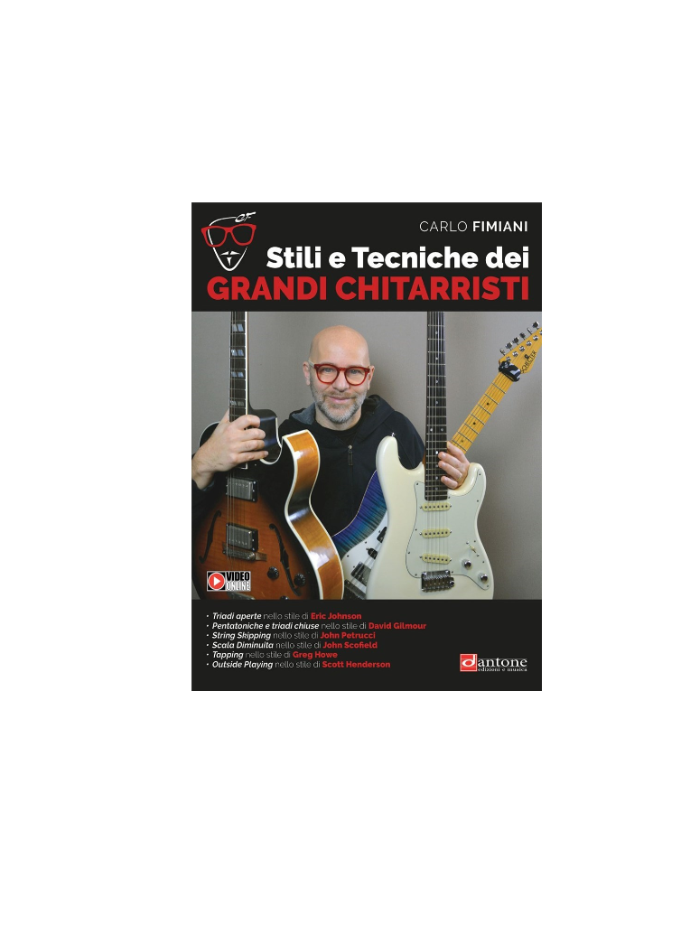 LIBRO Stili e Tecniche Dei Grandi Chitarristi di CARLO FIMIANI