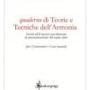 LIBRO QUADERNO DI TEORIE E TECNICHE DELL'ARMONIA di GIUSTO PAPPACENA