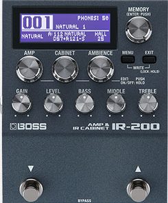 PEDALE EFFETTO PER CHITARRA BOSS IR-200 AMP & IR CABINET