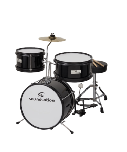 BATTERIA ACUSTICA PER BAMBINI SOUNDSATION JDK313-BK Black