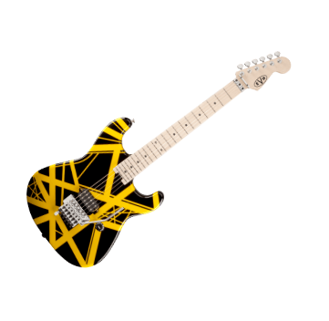 CHITARRA ELETTRICA EVH Striped Series Black with Yellow Stripes