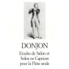 LIBRO Etudes De Salon + Solos Ou Capries di Donjon Francois Et Johannes