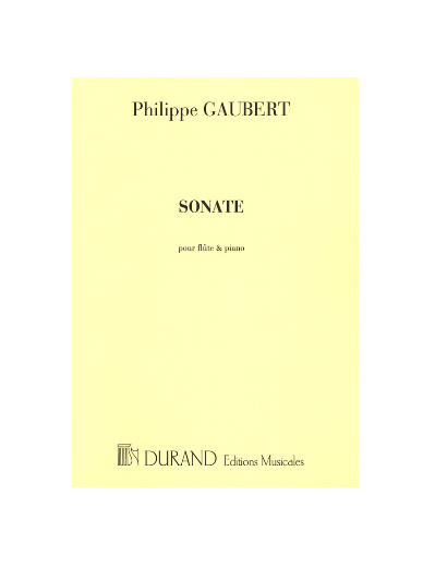 LIBRO Sonate A Major di Philippe Gaubert