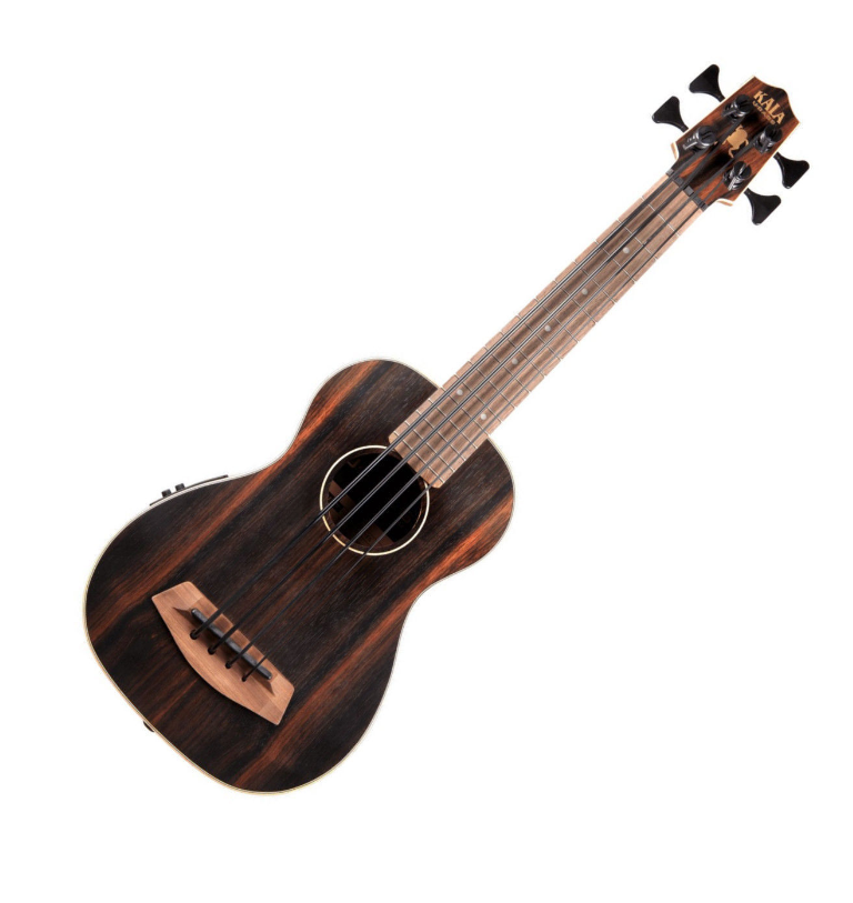 UKULELE BASSO KALA U-BASS EBY-FS Striped Ebony Acoustic/Electric