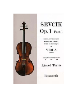 LIBRO School Of Technique Opus 1 Part 1 Viola Di Otakar Sevcik