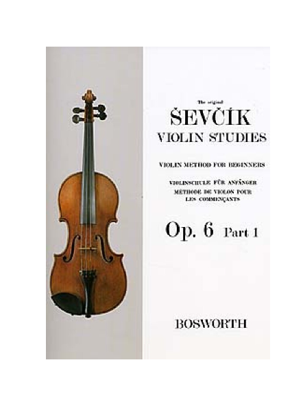LIBRO School Of Violin Technique, Op. 6 Part 1 Di Otakar Sevcik