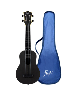 UKULELE SOPRANO  FLIGHT TUS35 Black