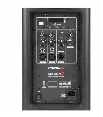 SISTEMA AMPLIFICATO A COLONNA PROEL SESSION1 - immagine 2