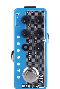 PEDALE EFFETTO PREAMPLIFICATORE PER CHITARRA MOOER 017 CALI MKIV