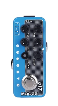PEDALE EFFETTO PREAMPLIFICATORE PER CHITARRA MOOER 017 CALI MKIV