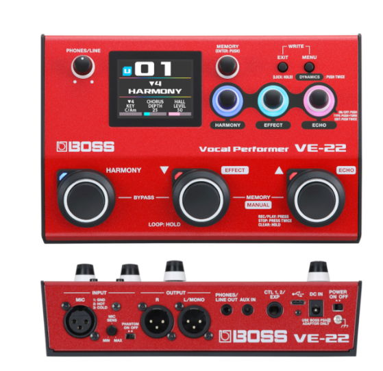 MULTIEFFETTO PER VOCE BOSS VE22