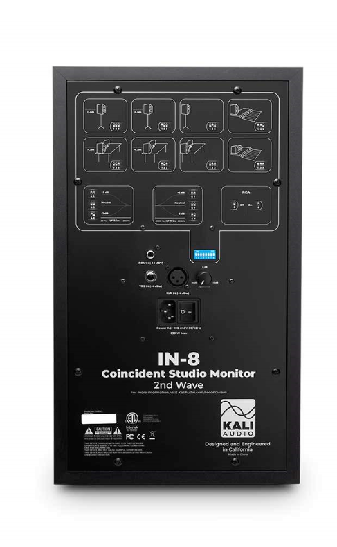 MONITOR DA STUDIO KALI AUDIO In-8 V2 3 Way Studio Monitor - immagine 2