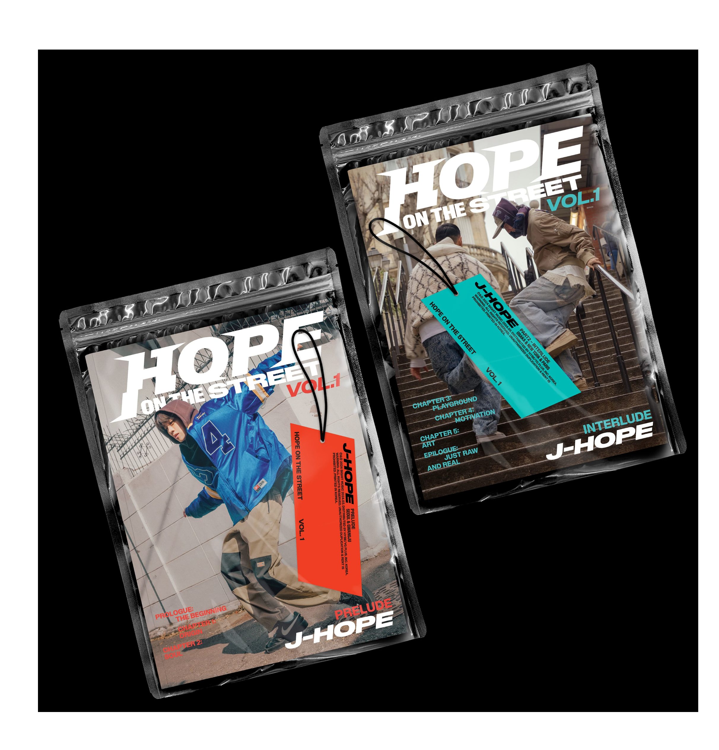 CD J-HOPE (Bts) Hope On The Street Vol.1 (Interlude)(Cd + Zipper Bag + Photozine 80 Pg + Poster)