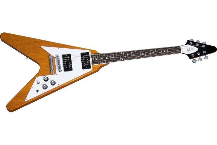 CHITARRA ELETTRICA GIBSON 70's FLYING V - Antique Natural