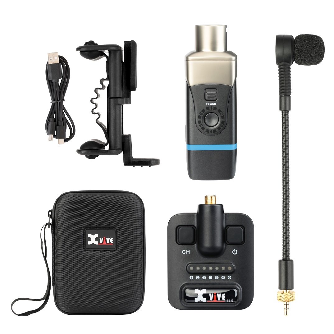 XVIVE U9 Sistema Microfonico Wireless Digitale Per Violini/viole