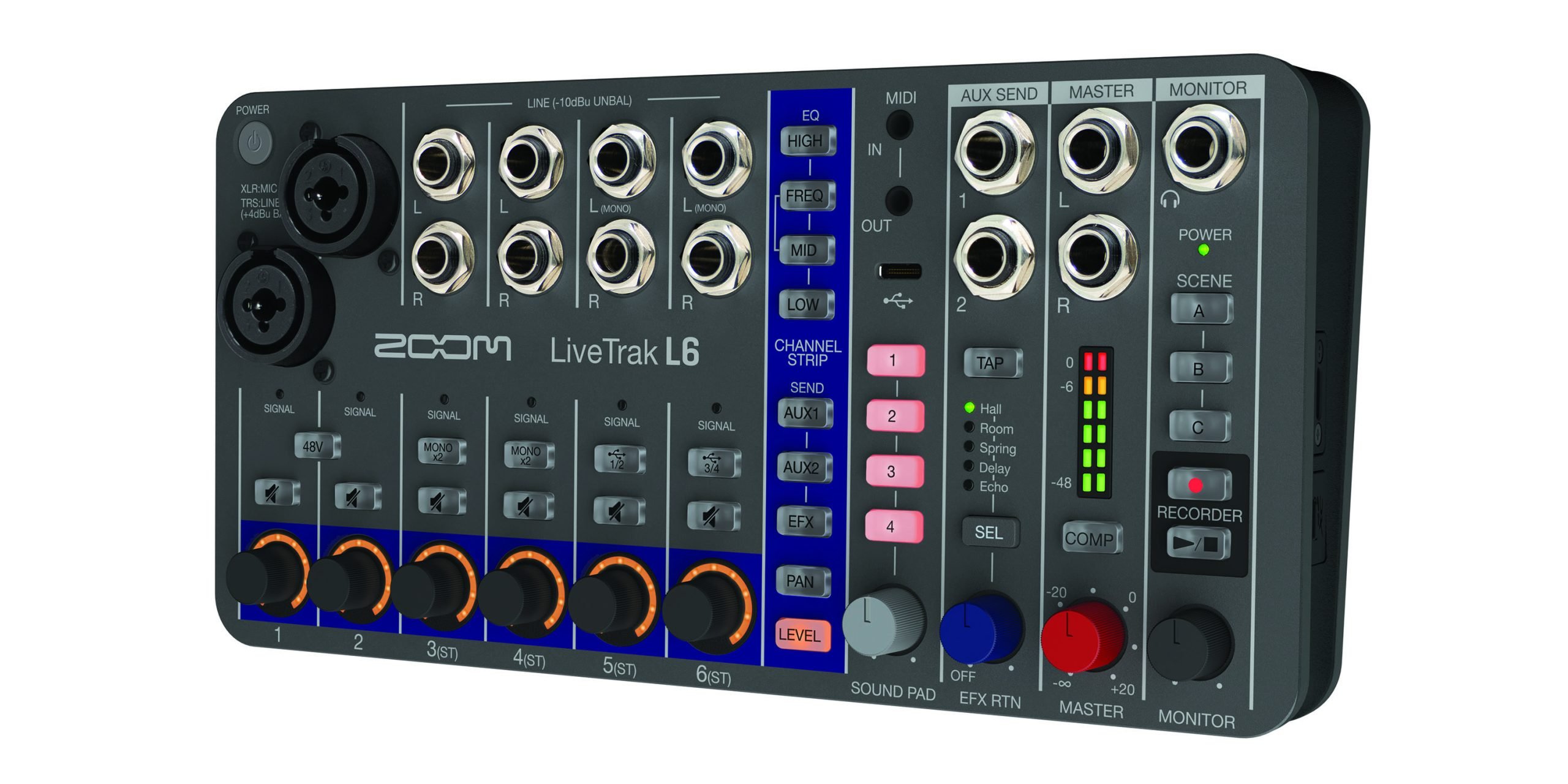 MIXER DIGITALE ZOOM LiveTrak L6