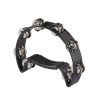 TAMBURELLO CEMBALO MEZZALUNA PEACE TM-1B-NERO