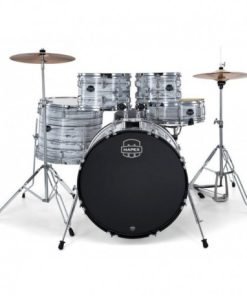 BATTERIA ACUSTICA MAPEX  Comet Junior 5 Pezzi  White Marblewood Con Hardware  e Piatti (CM5844FTCFI )