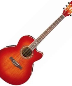 CHITARRA ACUSTICA IBANEZ AEL20E ANTIQUE CHERRY VIOLIN (USATO)