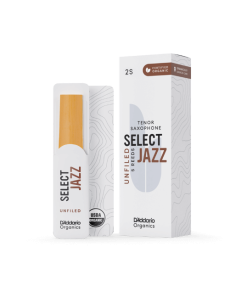 ANCIA PER SAX TENORE RICO-D'ADDARIO ORGANIC SELECT JAZZ UNFILED (VARIE MISURE)
