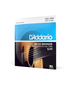 CORDIERA PER CHITARRA ACUSTICA D'ADDARIO EJ11  BRONZE  (12-53 )