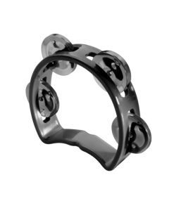MINI TAMBURELLO CEMBALO MEZZALUNA STAGG 4 SONAGLI NERO