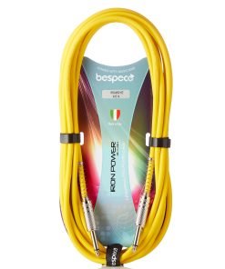 CAVO PROFESSIONALE BESPECO IRON EXTREME  JACK MONO / JACK MONO 4.5mt YELLOW
