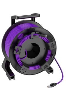 BOBINA DI CAVO PROFESSIONALE CAT5e HELVIA SM-SCB-CAT5-50 con avvolgitore - 50 mt