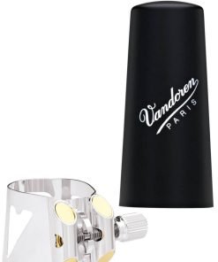 COPRIBOCCHINO E LEGATURA PER CLARINETTO Bb VANDOREN LC01P Optimum argentata con cap