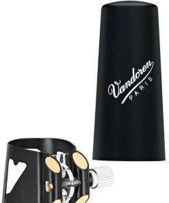 COPRIBOCCHINO E LEGATURA PER CLARINETTO Bb VANDOREN LC01BP Optimum black con cap