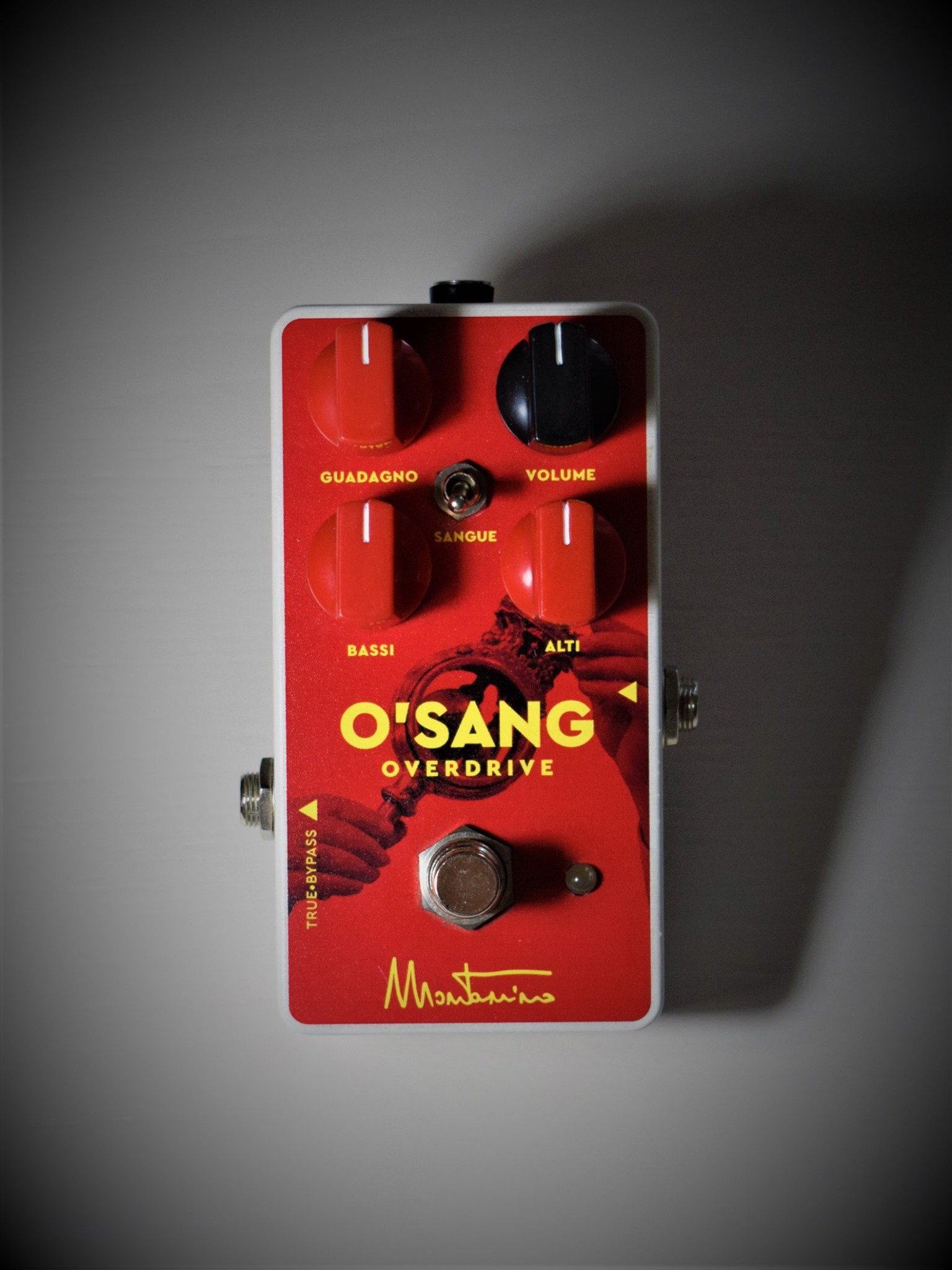 PEDALE EFFETTO PER CHITARRA Montanino Custom Pedals – O’SANG overdrive (USATO)