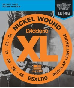 CORDIERA PER CHITARRA ELETTRICA D'ADDARIO ESXL110 REGULAR LIGHT  (STEINBERGER SYSTEM)