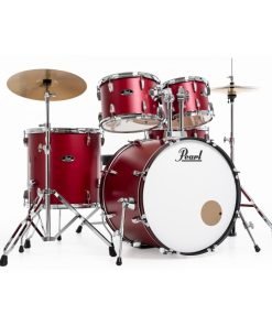 BATTERIA ACUSTICA PEARL Roadshow RS525SC/C747 Matt Red  con Piatti Sabian