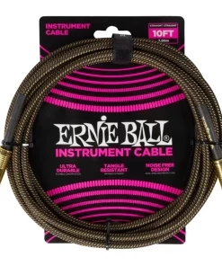 CAVO JACK-JACK  ERNIE BALL 6428 Braided Cables Pay Dirt  (3mt)
